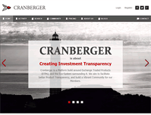 Tablet Screenshot of cranberger.com